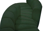 Arc Vegan Leather Modular Sofa - Elegant Design with Deep Channel Tufting for Modern Living Spaces