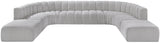 Arc Vegan Leather Modular Sofa – Elevate Your Space with Timeless Sophistication and Versatile Style