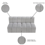 Arc Vegan Leather Modular Sofa - Luxurious Design with Deep Channel Tufting for Chic Interiors