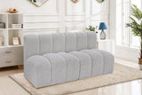 Arc Vegan Leather Modular Sofa - Luxurious Design with Deep Channel Tufting for Chic Interiors