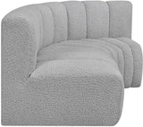 Arc Vegan Leather Modular Sofa - Modern Elegance with Deep Channel Tufting for Versatile Living Spaces