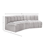 Arc Vegan Leather Modular Sofa - Elevate Your Space with Contemporary Luxury and Versatile Design