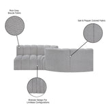 Arc Vegan Leather Modular Sofa - Elevate Your Space with Timeless Sophistication and Versatile Design