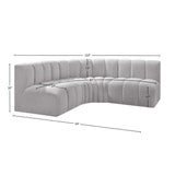 Arc Vegan Leather Modular Sofa - Elevate Your Space with Luxurious Design and Versatile Comfort