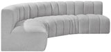 Arc Vegan Leather Modular Sofa: Elevate Your Space with Luxurious Comfort and Modern Versatility