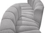 Arc Vegan Leather Modular Sofa - Elegant Design with Deep Channel Tufting for Modern Living Spaces