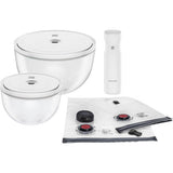 ZWILLING Fresh & Save BOWLS 9-pc Glass Vacuum Bowl Starter Set