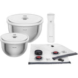 ZWILLING Fresh & Save BOWLS 9-pc Stainless Steel Vacuum Bowl Starter Set