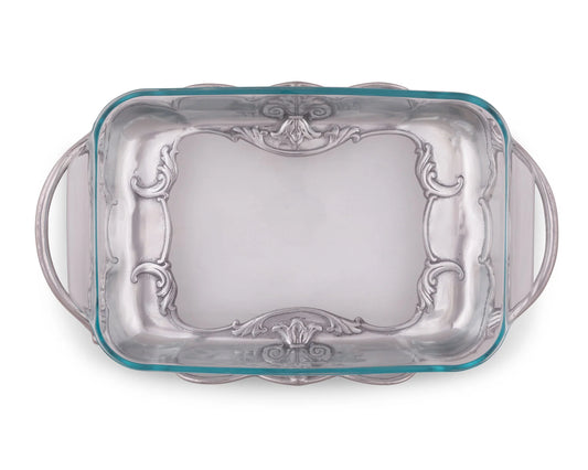 Fleur-De-Lis Pyrex Holder 3qt