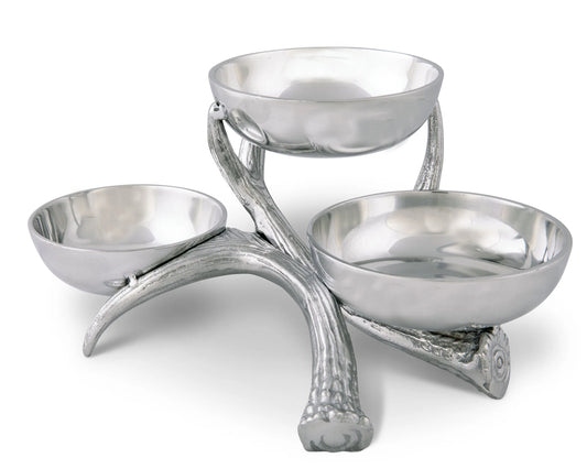 Antler 3-Tiered Bowl