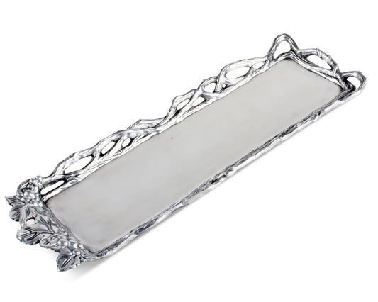 Grape Open Vine Oblong Tray