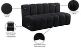 Arc Vegan Leather Modular Sofa - Luxurious Design with Deep Channel Tufting for Chic Interiors