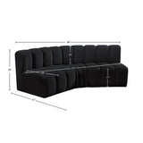 Arc Vegan Leather Modular Sofa - Elevate Your Space with Contemporary Luxury and Versatile Design