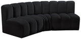 Arc Vegan Leather Modular Sofa - Elevate Your Space with Contemporary Luxury and Versatile Design