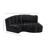 Arc Vegan Leather Modular Sofa - Luxurious, Versatile Design Perfect for Chic Living Spaces and More