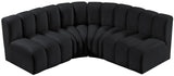 Arc Vegan Leather Modular Sofa - Elevate Your Space with Luxurious Design and Versatile Comfort