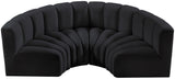 Arc Vegan Leather Modular Sofa - Elevate Your Space with Luxurious Design and Versatile Style Options