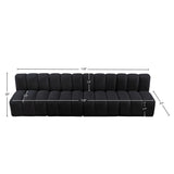 Arc Vegan Leather Modular Sofa: Elevate Your Space with Timeless Sophistication and Versatile Design