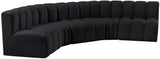 Arc Vegan Leather Modular Sofa: Elevate Your Space with Luxurious Comfort and Modern Versatility