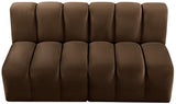 Arc Vegan Leather Modular Sofa - Luxurious Design with Deep Channel Tufting for Chic Interiors