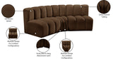 Arc Vegan Leather Modular Sofa - Elevate Your Space with Contemporary Luxury and Versatile Design