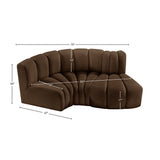 Arc Vegan Leather Modular Sofa - Luxurious, Versatile Design Perfect for Chic Living Spaces and More
