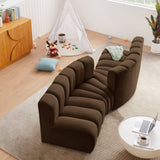 Arc Vegan Leather Modular Sofa - Elevate Your Space with Timeless Sophistication and Versatile Design