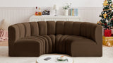 Arc Vegan Leather Modular Sofa - Elevate Your Space with Luxurious Design and Versatile Style Options