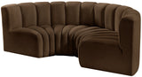 Arc Vegan Leather Modular Sofa - Elevate Your Space with Luxurious Design and Versatile Style Options