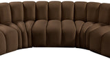 Arc Vegan Leather Modular Sofa: Elevate Your Space with Luxurious Comfort and Modern Versatility
