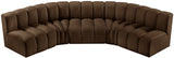 Arc Vegan Leather Modular Sofa: Elevate Your Space with Luxurious Comfort and Modern Versatility