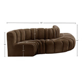 Arc Vegan Leather Modular Sofa – Elevate Your Space with Modern Luxury and Versatile Design Options