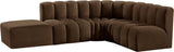 Arc Vegan Leather Modular Sofa: Elevate Your Space with Timeless Sophistication and Versatile Design