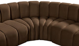 Arc Vegan Leather Modular Sofa – Elevate Your Space with Timeless Sophistication and Versatile Style
