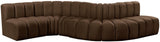Arc Vegan Leather Modular Sofa – Elevate Your Space with Timeless Sophistication and Versatile Style