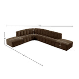 Arc Vegan Leather Modular Sofa – A Stylish, Versatile Statement Piece for Modern Living Spaces