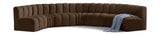 Arc Vegan Leather Modular Sofa – Elevate Your Space with Timeless Elegance and Versatile Design