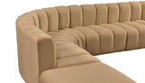 Arc Vegan Leather Modular Sofa – Elevate Your Space with Timeless Sophistication and Versatile Style
