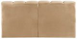 Arc Vegan Leather Modular Sofa - Luxurious Design with Deep Channel Tufting for Chic Interiors