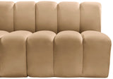 Arc Vegan Leather Modular Sofa - Luxurious Design with Deep Channel Tufting for Chic Interiors