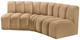 Arc Vegan Leather Modular Sofa - Elevate Your Space with Contemporary Luxury and Versatile Design