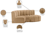 Arc Vegan Leather Modular Sofa - Luxurious, Versatile Design Perfect for Chic Living Spaces and More