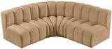 Arc Vegan Leather Modular Sofa - Elevate Your Space with Luxurious Design and Versatile Comfort