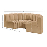 Arc Vegan Leather Modular Sofa - Elevate Your Space with Luxurious Design and Versatile Style Options