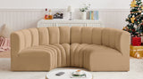 Arc Vegan Leather Modular Sofa - Elevate Your Space with Luxurious Design and Versatile Style Options