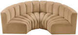 Arc Vegan Leather Modular Sofa - Elevate Your Space with Luxurious Design and Versatile Style Options