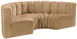 Arc Vegan Leather Modular Sofa - Elevate Your Space with Luxurious Design and Versatile Style Options