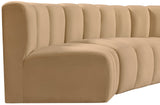Arc Vegan Leather Modular Sofa: Elevate Your Space with Luxurious Comfort and Modern Versatility