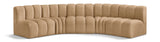 Arc Vegan Leather Modular Sofa: Elevate Your Space with Luxurious Comfort and Modern Versatility