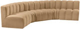 Arc Vegan Leather Modular Sofa: Elevate Your Space with Luxurious Comfort and Modern Versatility